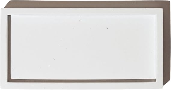 SURI Concrete Candle Tray Small Decorative Stone Tray for Candles & Home Decor, Minimalist Candle Holder Tray