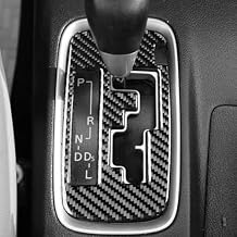Car Interior Decoration Accessories Center Shift Carbon Fiber Trim Sticker Compatible with Mitsubishi Outlander 2014 2015 2016