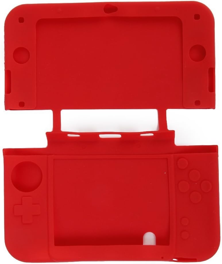 保護シリコンケーススキンカバー New Nintendo 3DS LL / XL 用 赤
