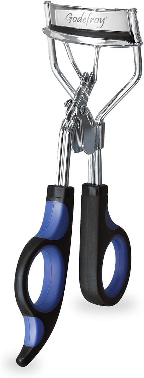 Godefroy Eyelash Curler for Women No-Pinch Grip, Ergonomic Handle, Long-Lasting Lash Curl, Fits All Eye Shapes, Heat Retaining