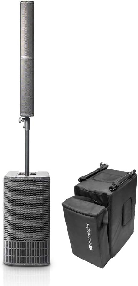 dB Technologies ES 1002 1800W Active Array Speaker Sound System inc Transport Cover