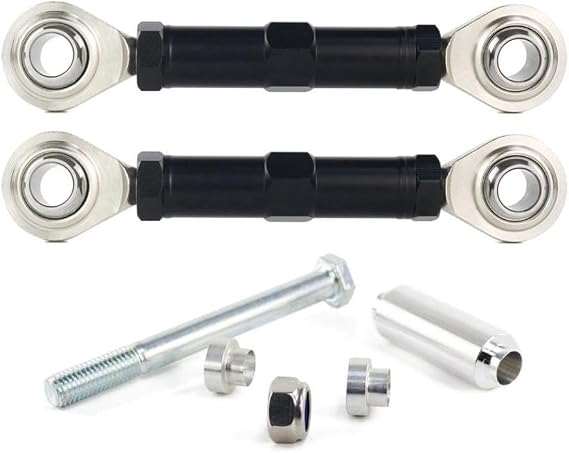 Adjustable Lowering Links Kit Compatible With KLX230 Series KLX230R KLX230R S KLX230 S And KLX230SM Motorcycle Rear Suspension Drop Levers(Black)