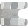Popular Bath Modern LINE, Contour Rug, Grey