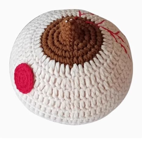 Breast Teaching Model, Crochet Organic Lactation Breast Model, Made from Durable Cloth and Cotton Fabric Made Suitable for Breastfeeding Position Exercises and Classroom Teaching.(Milk knot)