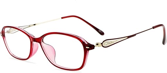 Blue Light Blocking Eyeglasses, TR Metal Spring Hinge Reader, 0.75+ 