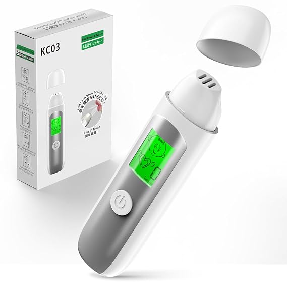 Bad Breath Tester Detector, Portable Oral Health Check, Instant Mouth Odor Detector for Your Family