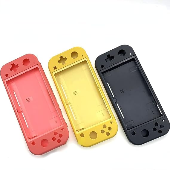Hard Housing Shell Faceplate Shell Case Plastic Cover for Switch Lite Console Replacement (Grey)