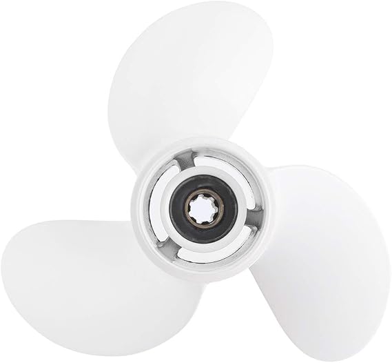 Fit for YAMAHA Outboard Propeller Aluminum Alloy 3 Blades 6G1-45943-00-El 8 1/2 X 7 1/2 for 6-8hp, Pack Fit for Fishing Enthusiasts
