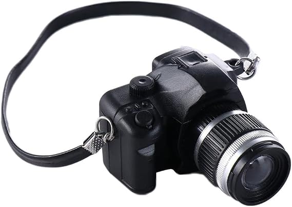 1:4 Scale Mini Camera Prop Ornament Vintage Camera Model, Miniature Digital Camera Mini Decoration Accessories Photography Props Ornament(Style 4)