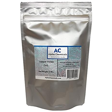 Black Copper Oxide - Cupric Oxide - CuO - 5 Pounds