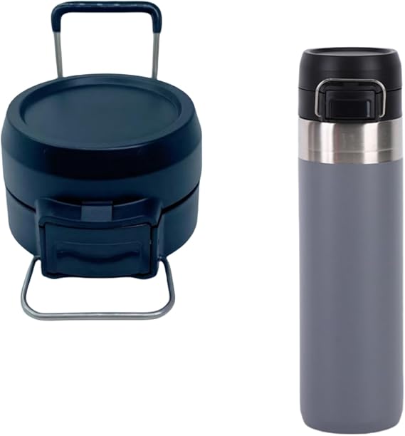 Replacement Lid for Stanley Quick Flip GO, Tumbler Lid Compatible with Stanley Cup 24oz 36oz Water Bottle, One Button Water Bottle Cap for Quick Flip GO