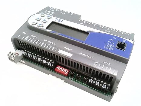 JOHNSON CONTROLS MS-FEC2621-0 Field Equipment Controller, 17-Point, 6 UI, 2 BI, 3 BO, 2 AO, and 4 CO, 24VAC, FC and SA Bus Support; Integral Display, 6 Button