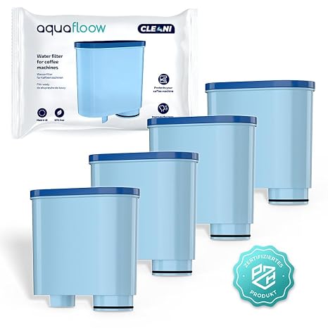 Aquafloow 4X Water Filter CLEANI for Saeco and Philips Coffee Machines | Compatible with Philips AquaClean CA6903/10 CA6903/22 CA6903 Limescale Filter, Filter Cartridge for Automatic Coffee Machines