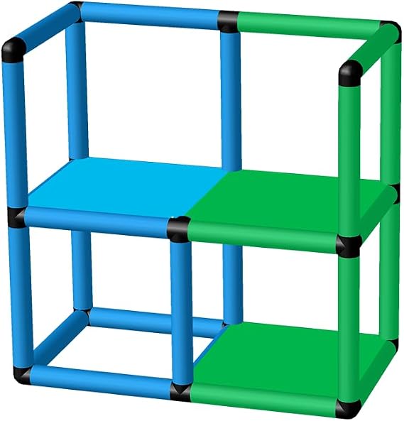 Funphix Outer Railing Swimming Pool Platform for Toddlers and Kids Learn to Swim Outdoor Playset Multi-Level Toddler Swim Platform for Swim School, Backyard Pool Colorful Kids Pool Equipment