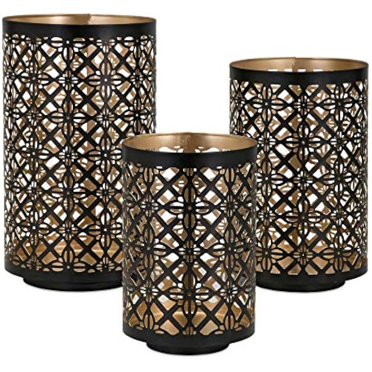 IMAX Helena Pierced Lanterns-Set of Three