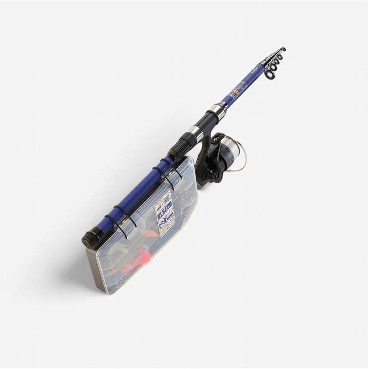 Decathlon Caperlan Olta Takımı Seti, Balıkçılık, 240 cm, UFISH 2.40, Mavi