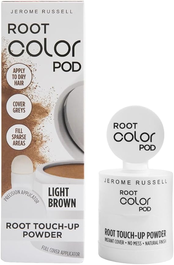 Jerome Russell Color Pod LIGHT BROWN | Root & Hairline Touch Up Powder