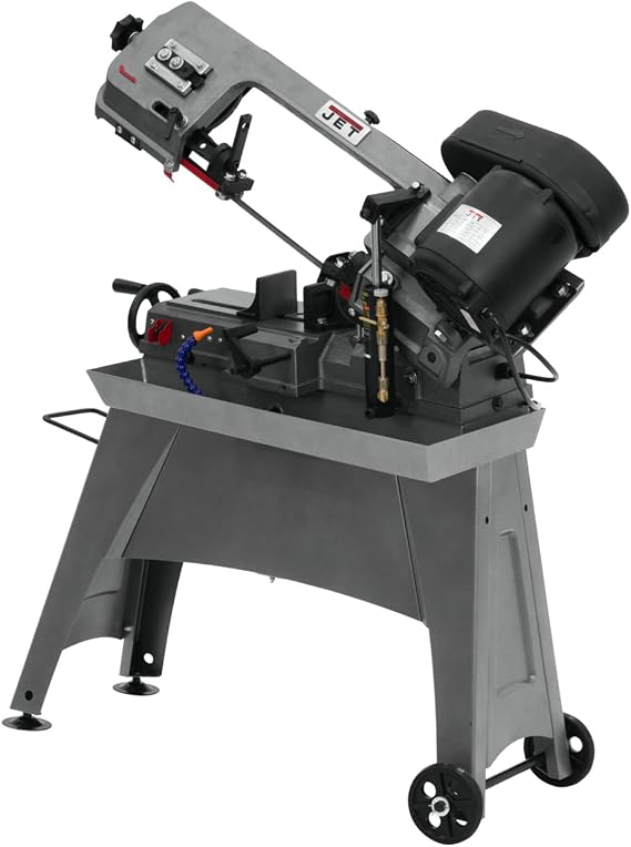 JET 5" x 8" Metal Cutting Horizontal Band Saw, 1/2 HP, 115/230V 1Ph (J-3130)