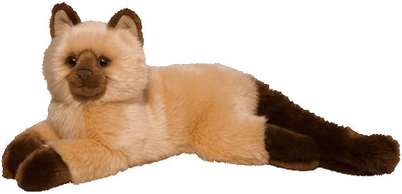 Douglas Sebastian Himalayan Cat Plush Stuffed Animal | 19-inch Long with Tail