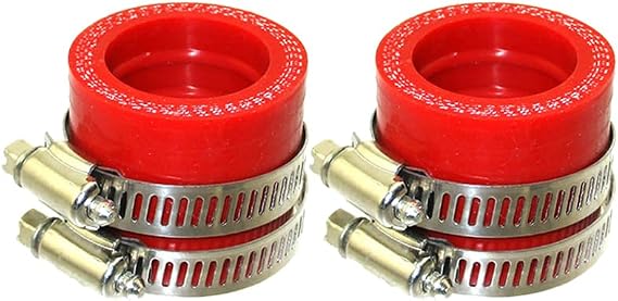 30mm Carburetor Carb Intake Pipe Manifold Adapter Boot Sleeve Joint For Pit Dirt Bike Motorcycle (2pcs)