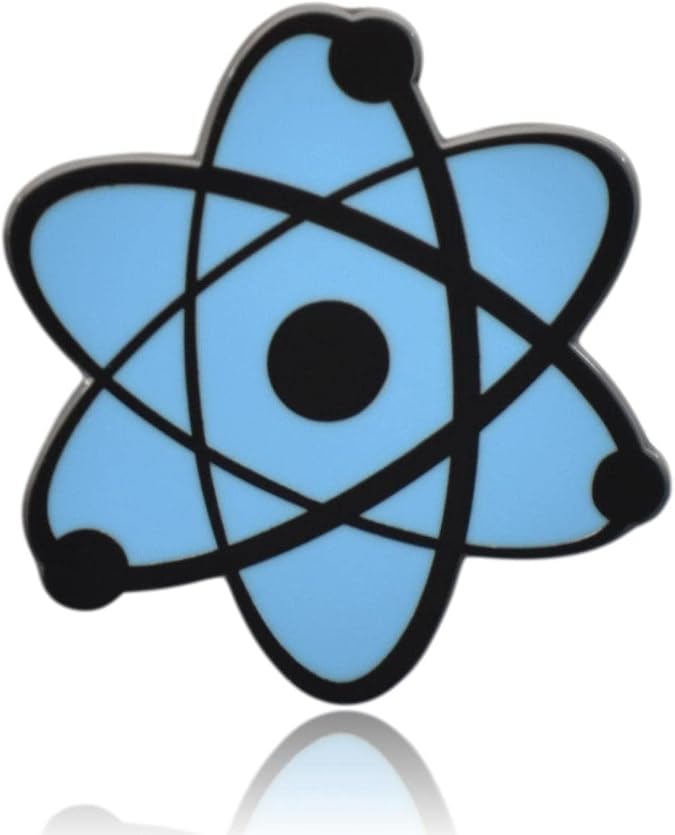 Atomic Symbol Hard Enamel Lapel Pin