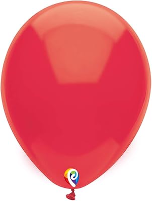 12 Red Latex Party Balloons
