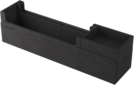 Gamegenic Cards Lair 400+ Convertible Deck Box - Double-Sleeved Card Storage, Holds up to 400 Cards, Premium Card Game Protector, Nexofyber Surface, Black Color, Made