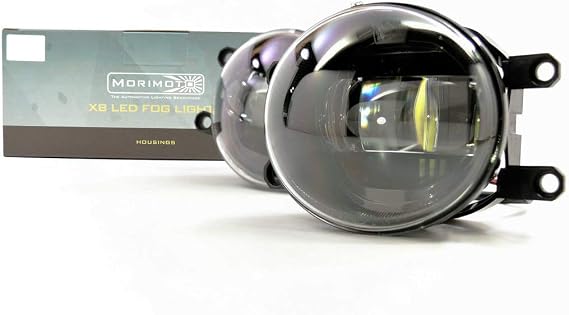 Morimoto XB LED Foglights, Type T Plug and Play Foglight Housing Upgrade, Fits Many Toyota Models, DOT Approved Assembly with White LED Chips, UV Resistant, (1x LF220)