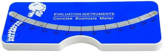 Scoliometer 0-30 Scoliosis Test Meter For Evaluation Diagnosis Of Back And Spine Scoliosis In Adults Children Portable Scoliometer