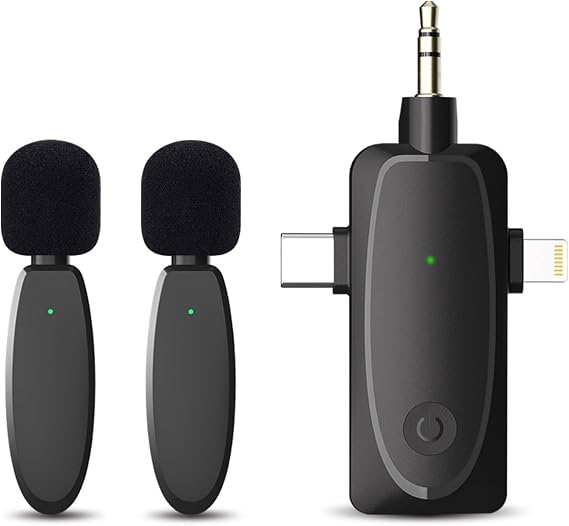 MAXTOP SoundGuard AP003 Wireless Lavalier Microphone | 48kHz Pro Studio | 393FT Range | Noise Reduction | Compatible with iPhone, Android & DSLR Cameras | Ideal for Business Videos & Interviews