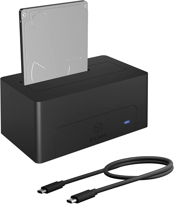 ICY BOX IB-1121-C31 2.5/3.5 HDD/SSD enclosure AnthraciteBlack - ICY BOX IB-1121-C31 2.5/3.5 Serial ATASerial ATA IISerial ATA III 3.1 (3.1 Gen 2) USB Type-C Female HDD/SSD enclosure