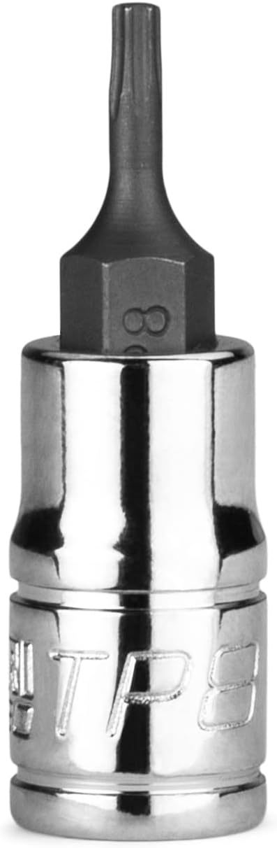 Capri Tools TP8 Star Plus Bit Socket, 1/4 in. Drive