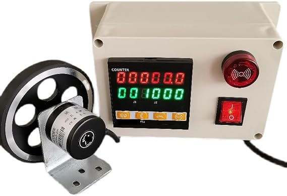 Rotary Encoder, 300ppr, Digital Electronic Meter Counter, Wheel Roll Length Measuring Meter Testing Equipment