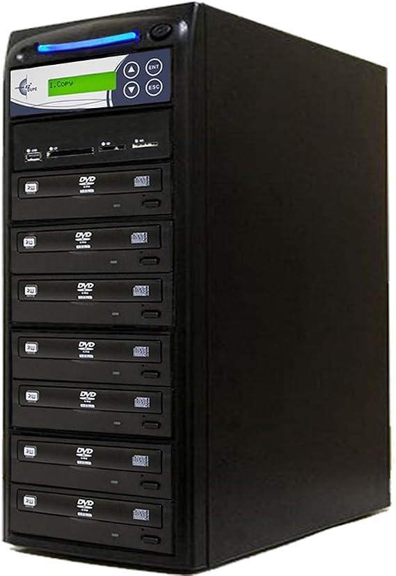 EZ DUPE 1 to 6 Media Mirror Duplicator - Flash Media/Disc to DVD M906-SSP