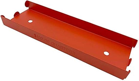 Huron Aluminum Quarter Coin Tray, Orange (1/12/96 pc) (1 pc)