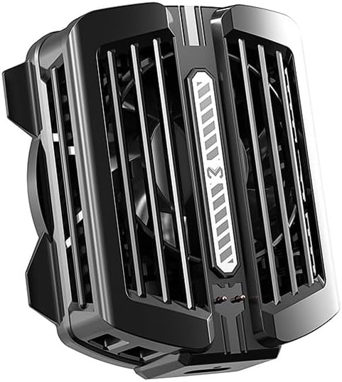 MEMO CX12 Powerbank Input Magnetic Cell Phone Cooling Fan Radiator Cooler, BLACK