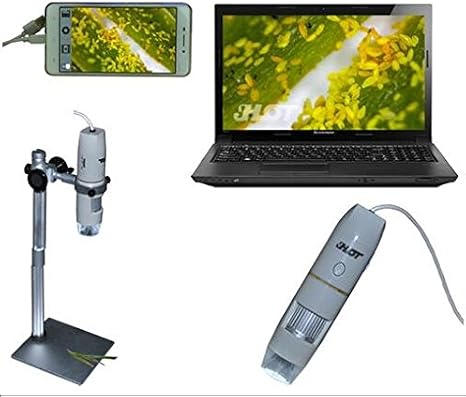 BANGWEIER Portable USB Digital Microscope 1X ~ 500X Magnification Mini Microsc