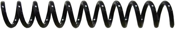 Spiral Binding Coils 8mm x 305mm (5/16 x 12-inch) 4:1, Black | 100/pack, Letter/A4 size, Pantone Color Code: Black-4 CP