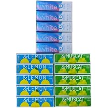 Xylitol Gum Charm White Grapefruit, Lemon, Muscat Set of 3 x 5