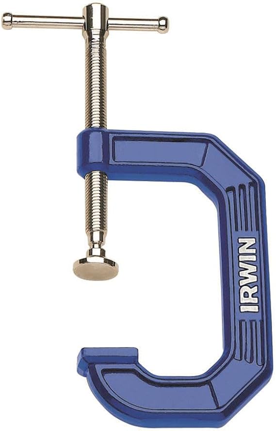 IRWIN Quick-Grip C-Clamp, 6", 225106, Blue