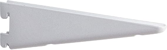 Knape & Vogt 182 WH7 7" White Shelf Brackets