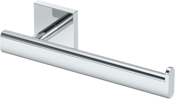 Gatco 4051B Elevate, Hand Towel Bar, 8, Chrome/Wall Mounted Single Hand Towel Holder for Bathroom