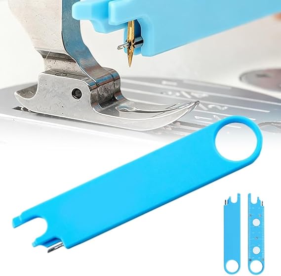 Jack Quick Threading Device for Sewing Machine 2026 Sewing Tool Multifunctional Needle Threader Automatic S-Ewing Aid Home Quilting Use for Clothes Crafts Changes Blue