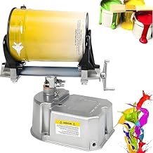 Pneumatic Oscillating Machine, 1-5L Paint Shaker Mixer, Paint Inks Mixing Shaker, Air Pressure 0.2-0.6Mpa, 15min/Bucket, 30 Oscillation, Oscillation Frequency 0-500 Times/Min, for Paint, Watercolor