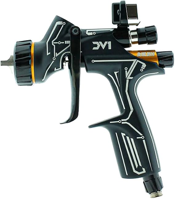 DeVilbiss *Limited Edition* DV1 Digital Clearcoat Circuit Edition 1.2mm & 1.3mm Spray Gun, C2+ HVLP Air Cap