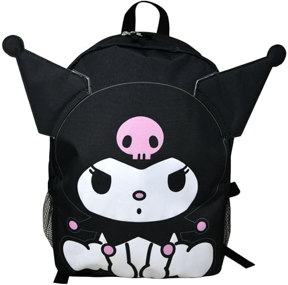 Kuromi Unisex Kid's Classic Backpack, Black, Medium