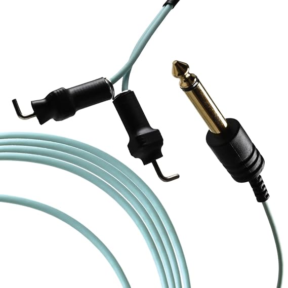 Element Tattoo Supply - Tattoo Clip Cord For Tattoo Machines Lightweight - 6 Feet long - Ultra Thin - Color - Teal