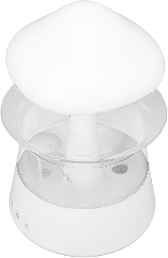 Rain Cloud Humidifier Water Drip with Timing Function, 300ml Mushroom Rain Diffuser with 7 Colors for Sleeping Relaxing