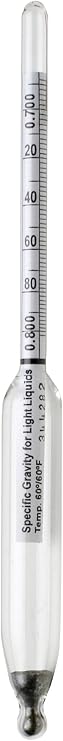 SP Bel-Art, H-B DURAC 0.890/1.000 Specific Gravity Hydrometer for Liquids Lighter Than Water (B61801-3700)