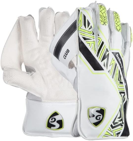 Sanspareils Greenlands SG Club Wicket Keeping Gloves (Multi-Color) W.K. Gloves